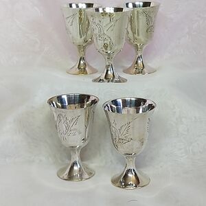 Elegant Silver Egg Cups